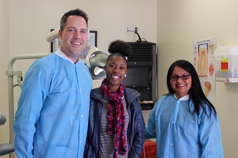 Doctor, nurse and student 